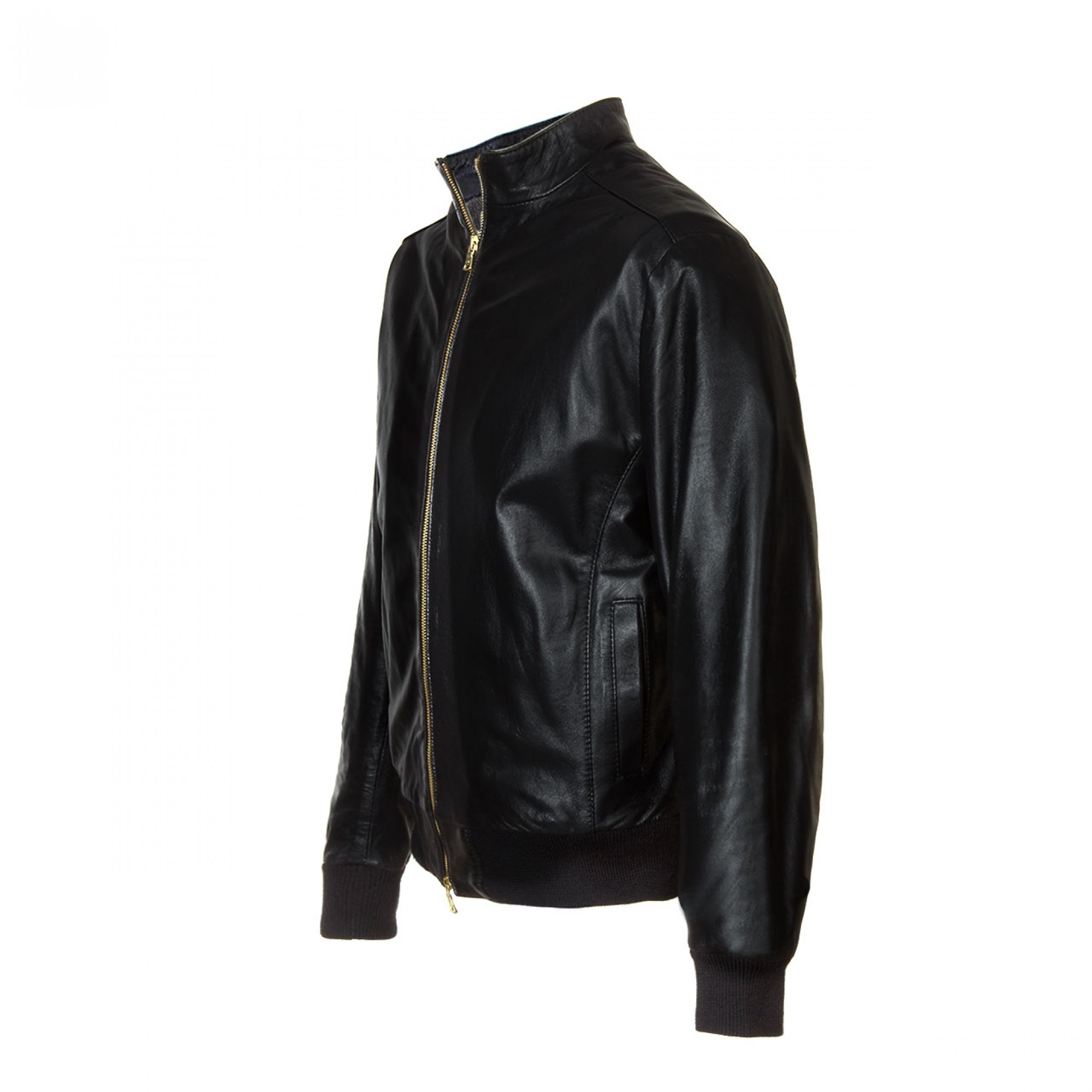 Veste en cuir Guidomaggi