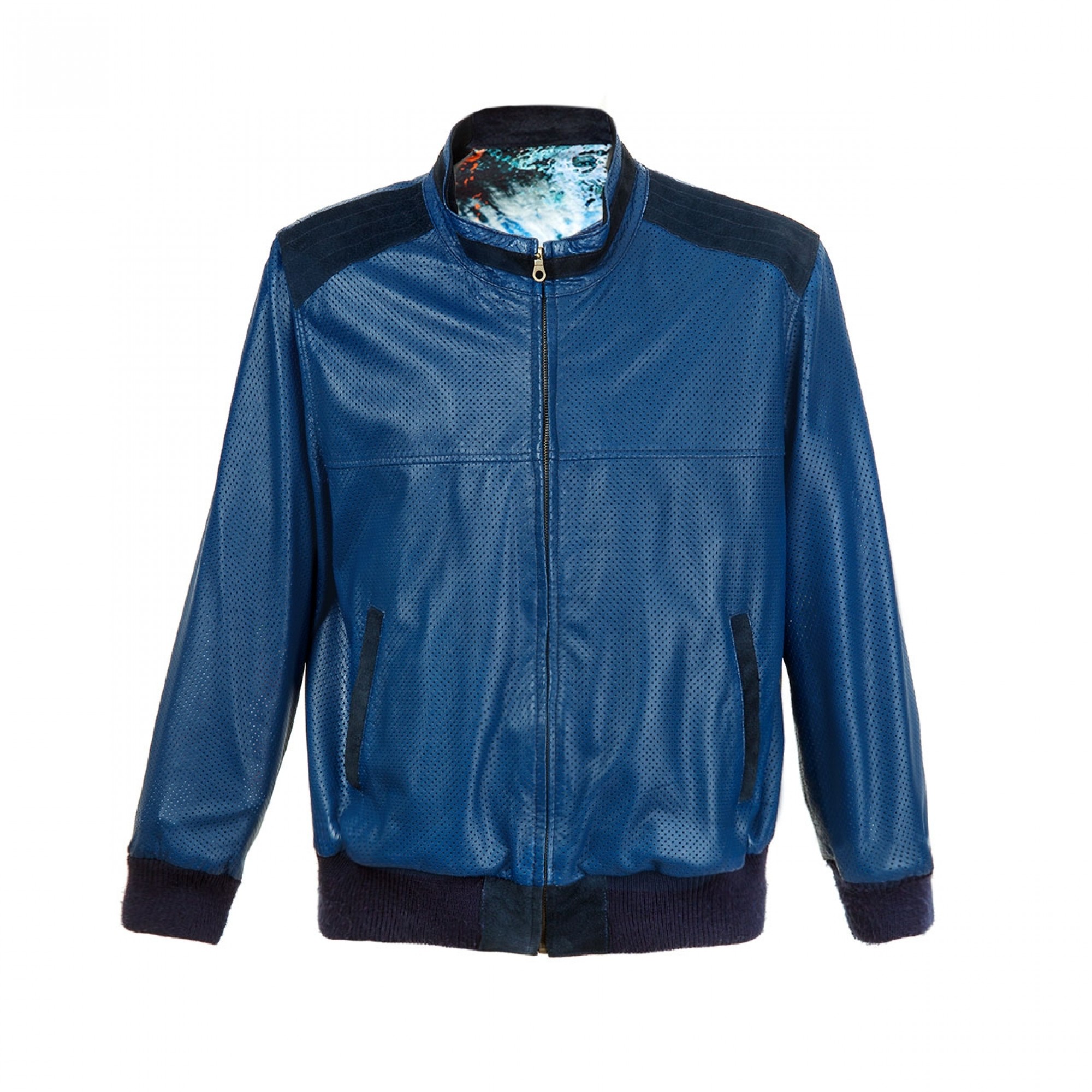 Veste en cuir Guidomaggi
