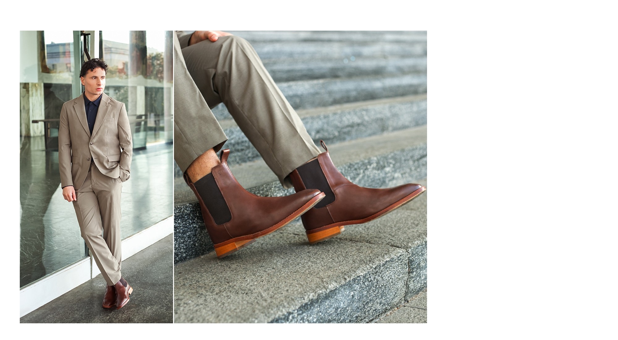 Bottines Chelsea Rehaussantes