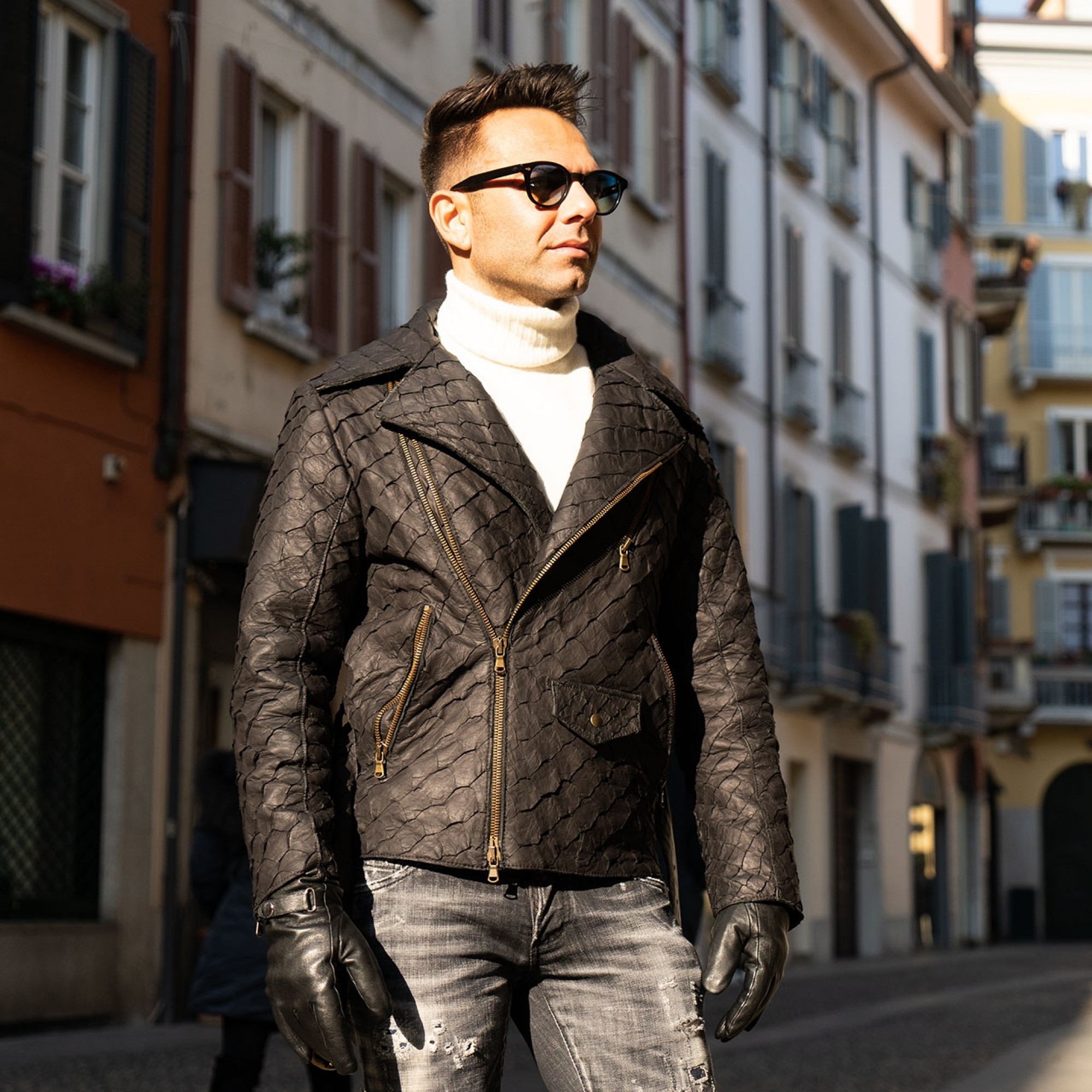 Veste motard