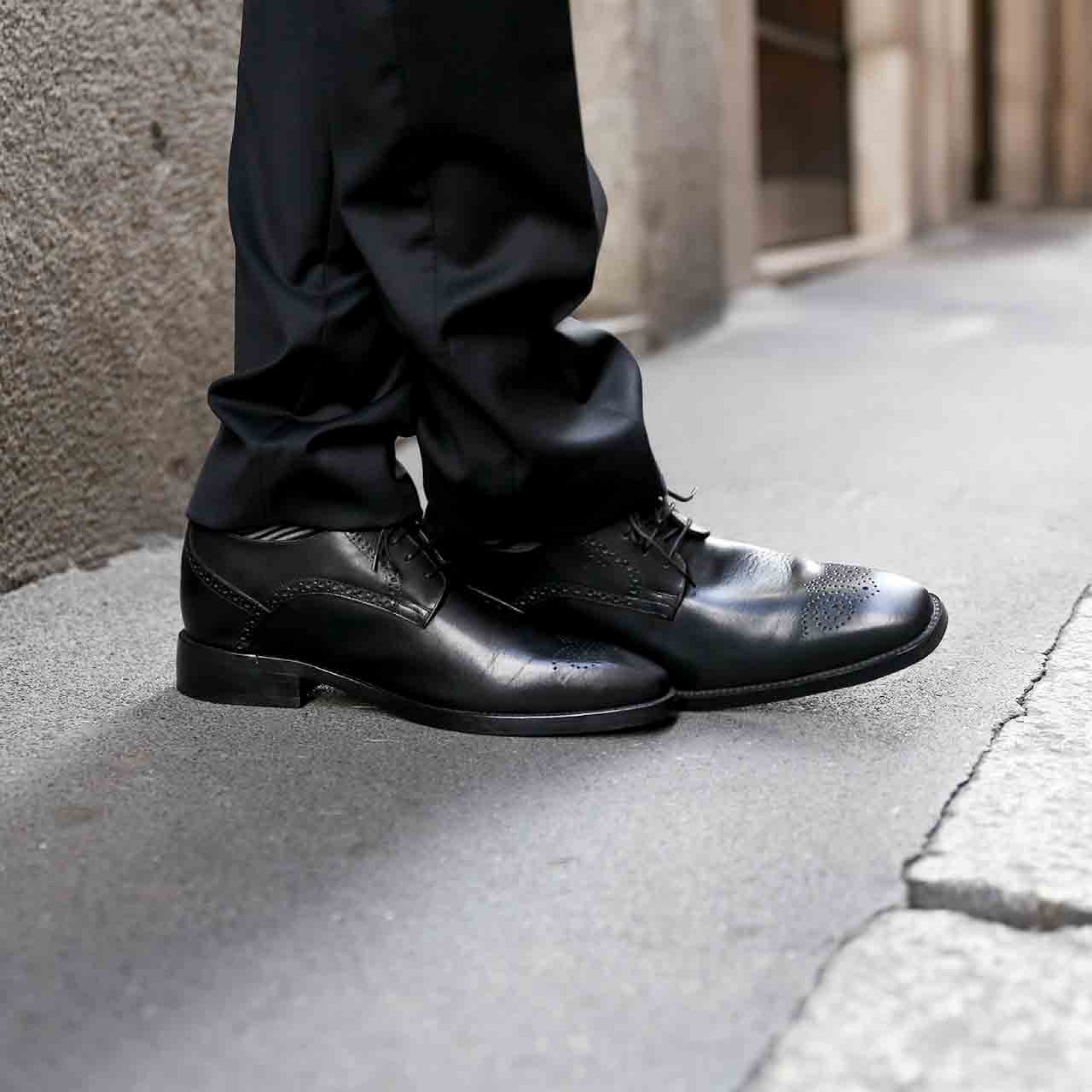 Chaussures derby réhaussantes 