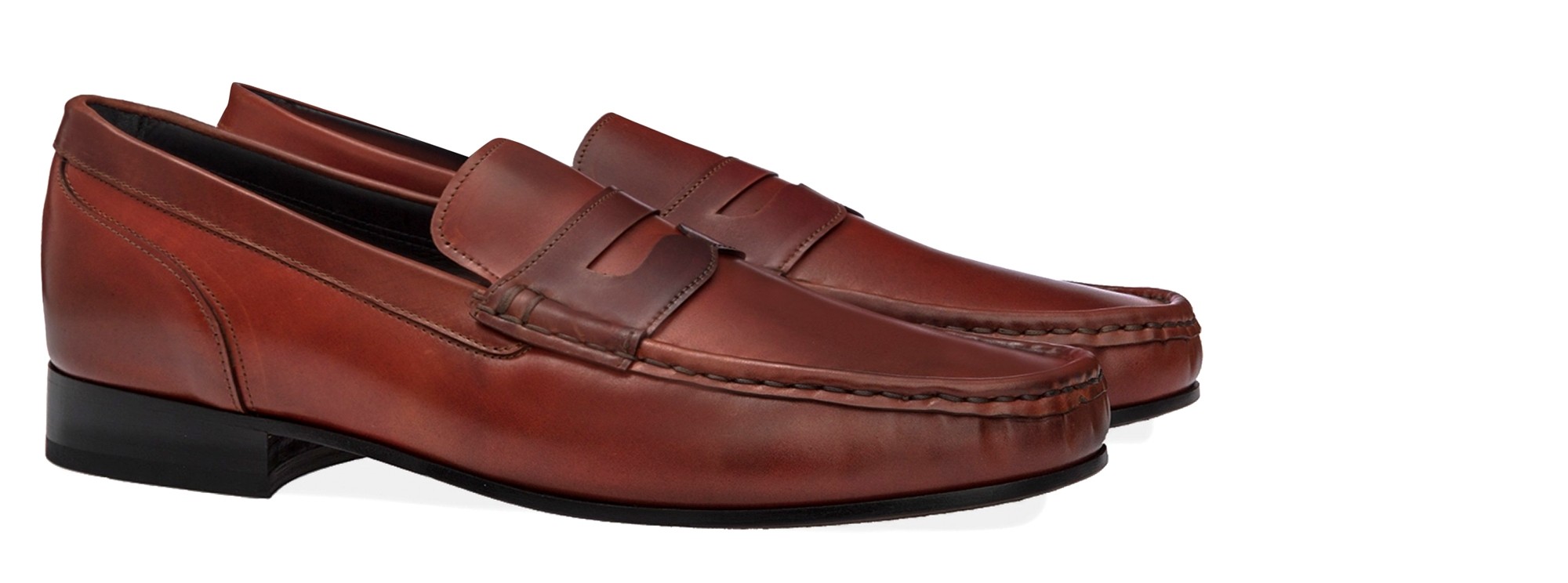 Mocassins réhaussants Shell Cordovan