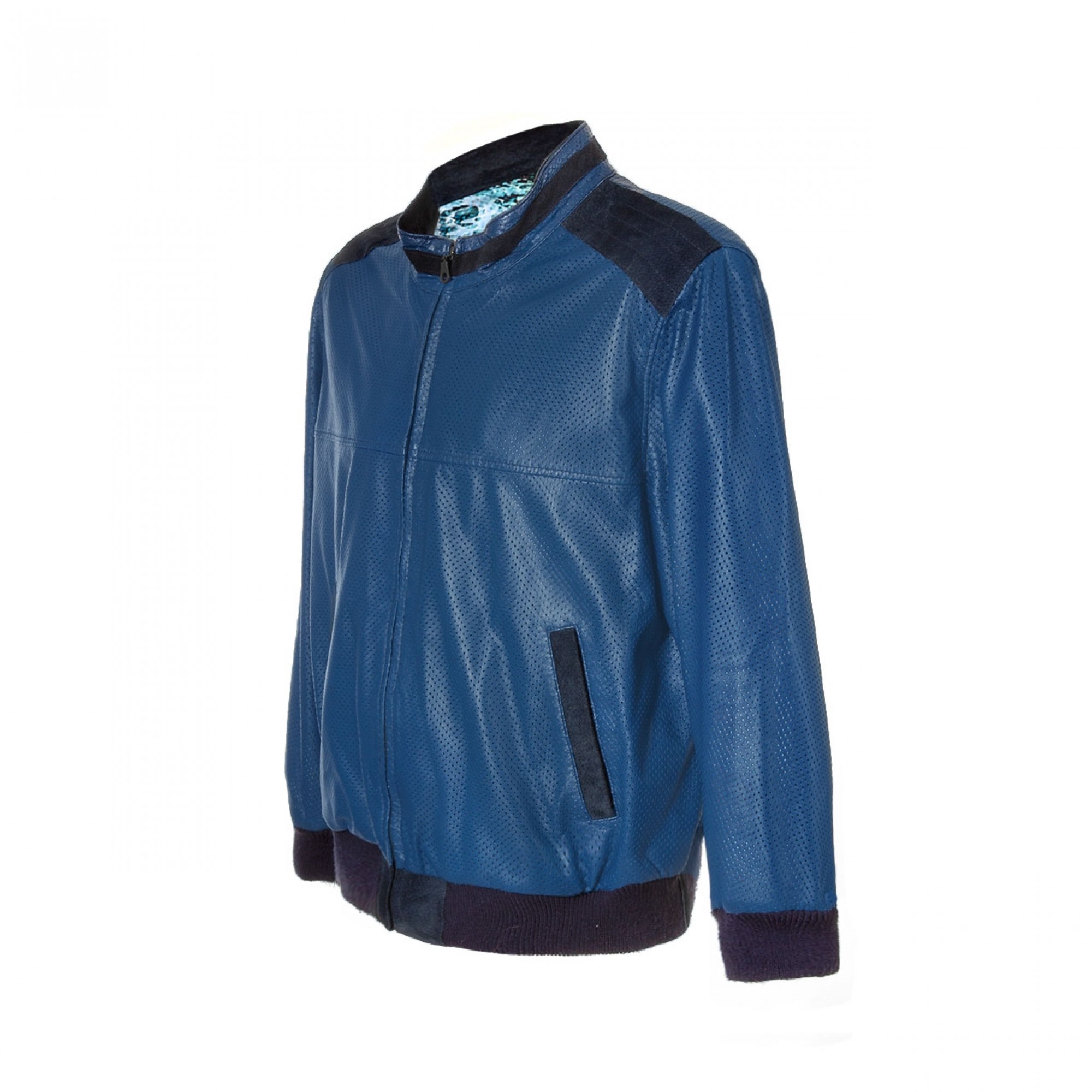 Veste en cuir Guidomaggi