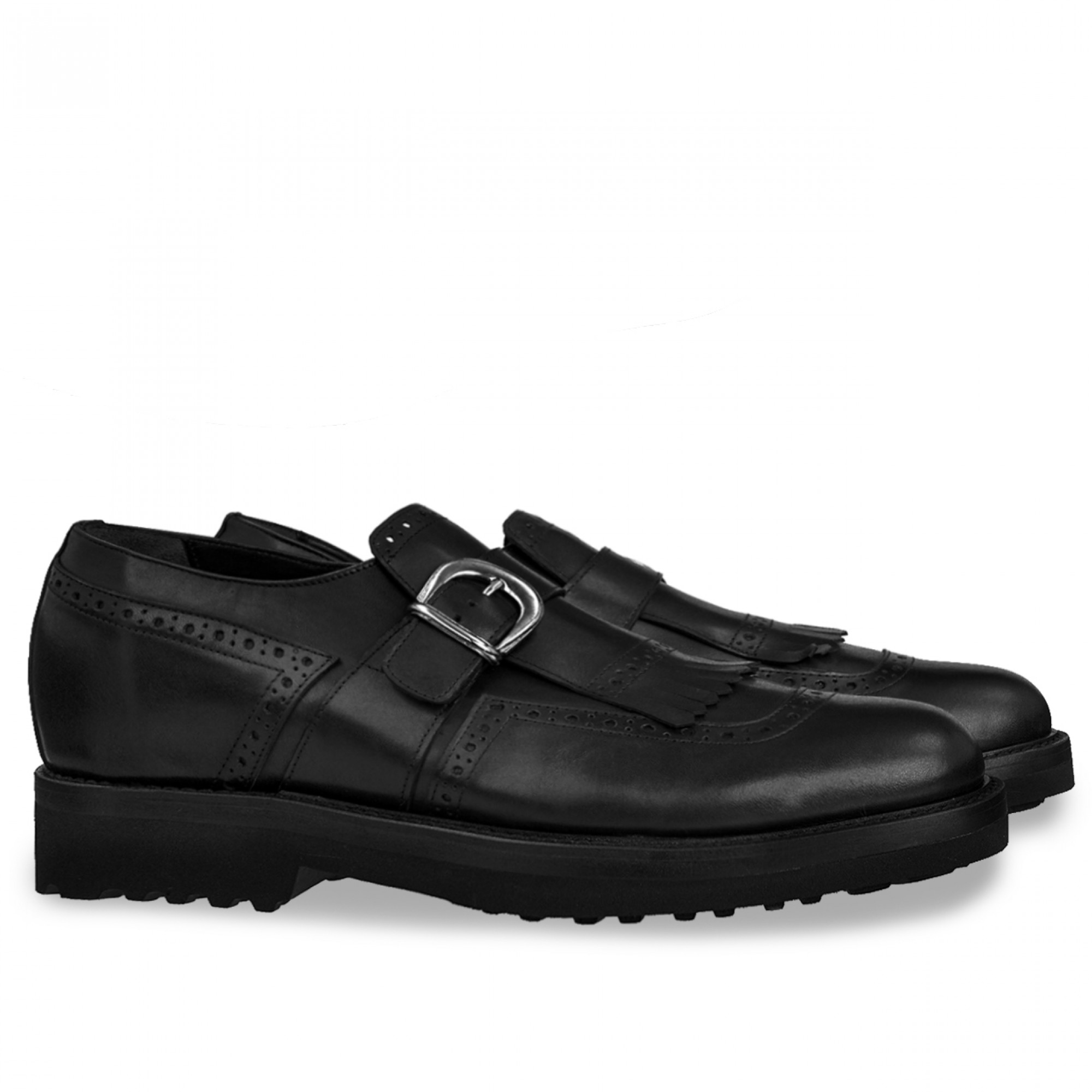 chaussure à boucle rehaussante