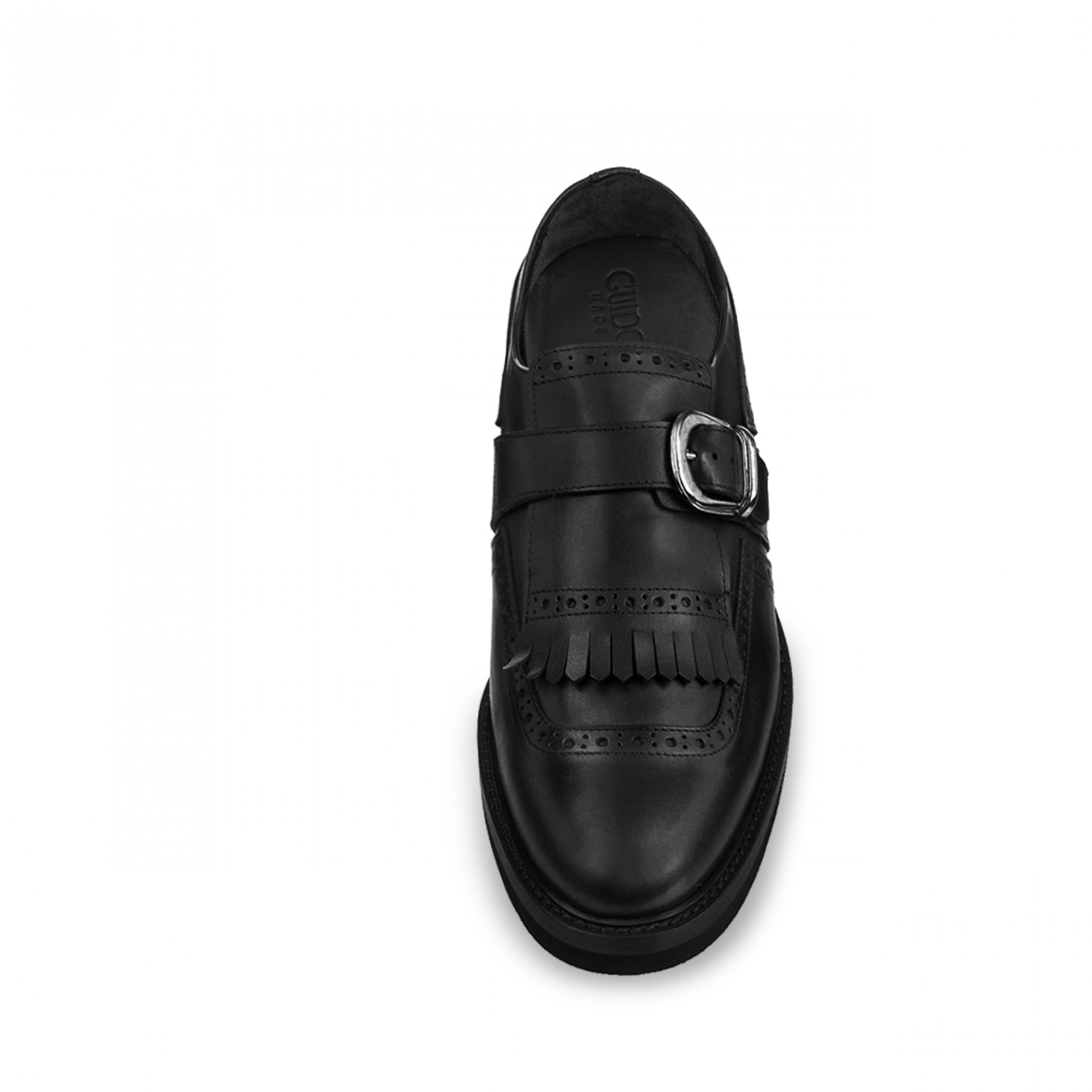 chaussure à boucle rehaussante
