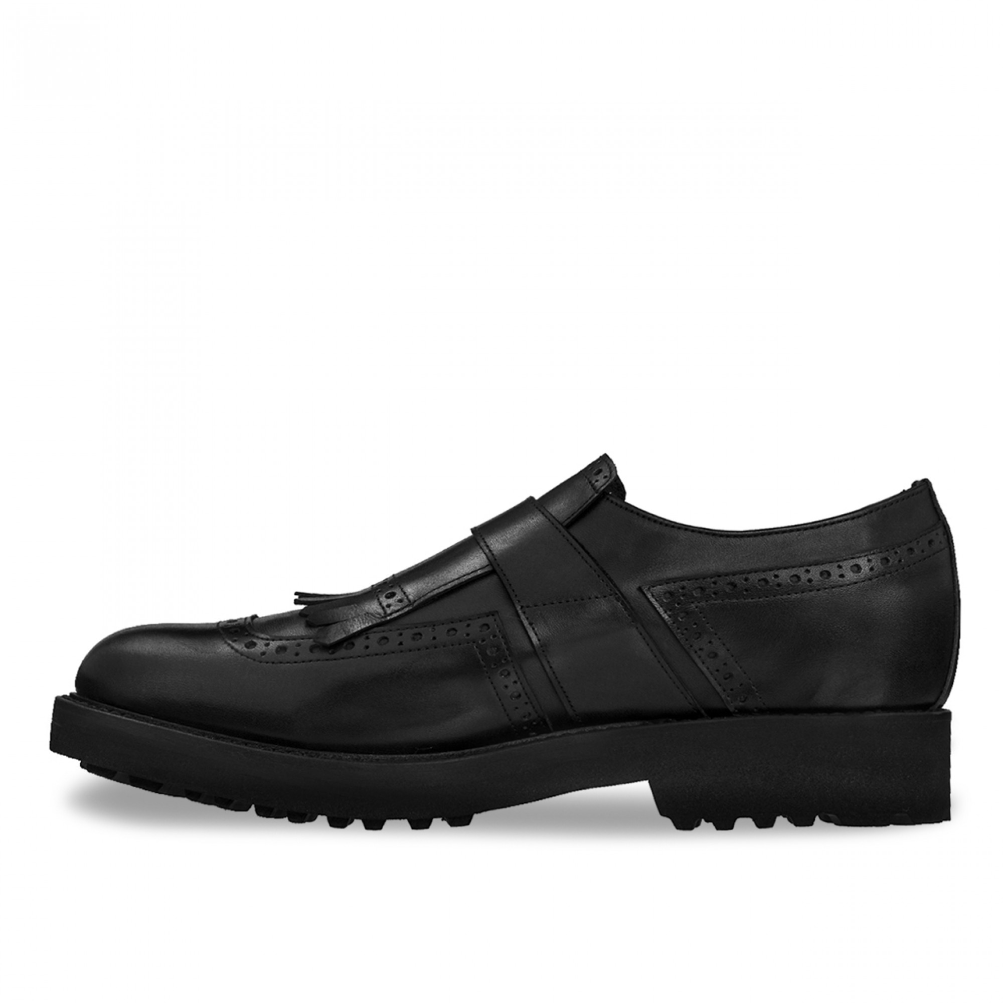 chaussure à boucle rehaussante
