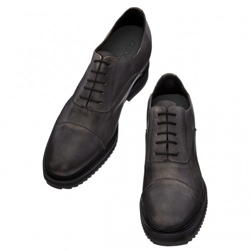 Genova - Classiques chaussures rehaussantes en Cuir de 6 cm à 8 cm en plus