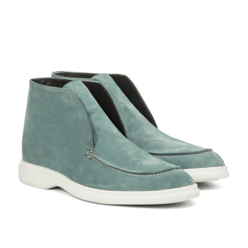 Vassena - Bottines Rehaussantes en Cuir Daim de 6 cm à 8 cm en plus