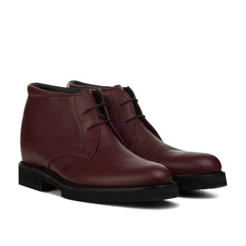 Kalsa - Bottines Rehaussantes en Cuir Pleine Fleur de 6 cm à 8 cm en plus