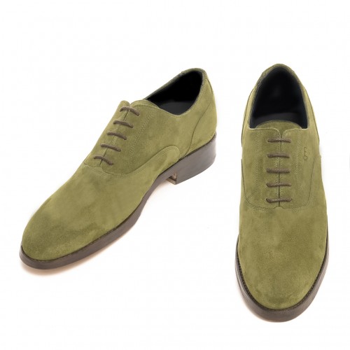 Viareggio - Classiques chaussures rehaussantes en Cuir Daim jusqu'à 6 cm en plus
