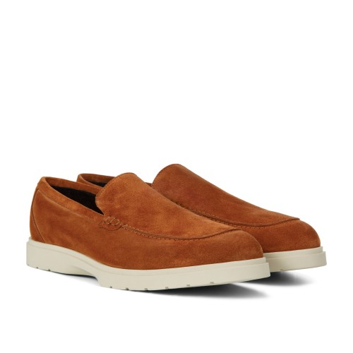 Porlezza - Slip on Rehaussantes en Cuir Daim jusqu'à 7 cm en plus
