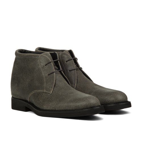 Wakefield - Bottes rehaussantes en Cuir Daim de 6 cm à 8 cm en plus