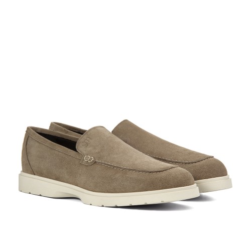 Sovana - Slip on Rehaussantes en Cuir Daim jusqu'à 7 cm en plus