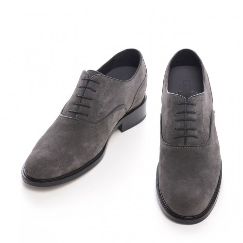 Rieti - Classiques chaussures rehaussantes en Cuir de 6 cm à 8 cm en plus