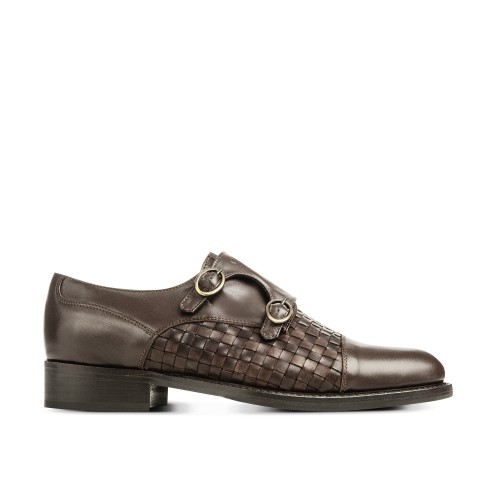 Faenza - Classiques chaussures rehaussantes en Mélange de Cuirs de 6 cm à 8 cm en plus
