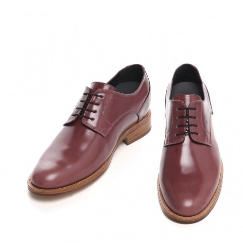 Lille - Classiques chaussures rehaussantes en Cuir de 6 cm à 8 cm en plus
