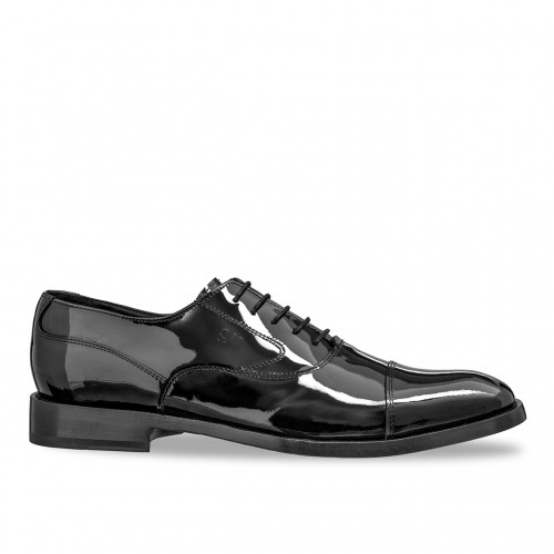 Sion - Classiques chaussures rehaussantes en Cuir Verni de 6 cm à 8 cm en plus