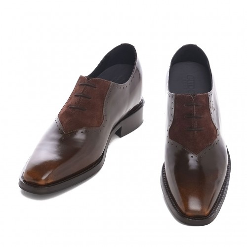 Trento - Classiques chaussures rehaussantes en Mélange de cuirs de 6 cm à 8 cm en plus