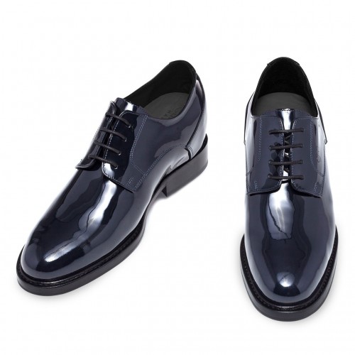 Via della Spiga - Classiques chaussures rehaussantes en Cuir de 6 cm à 8 cm en plus