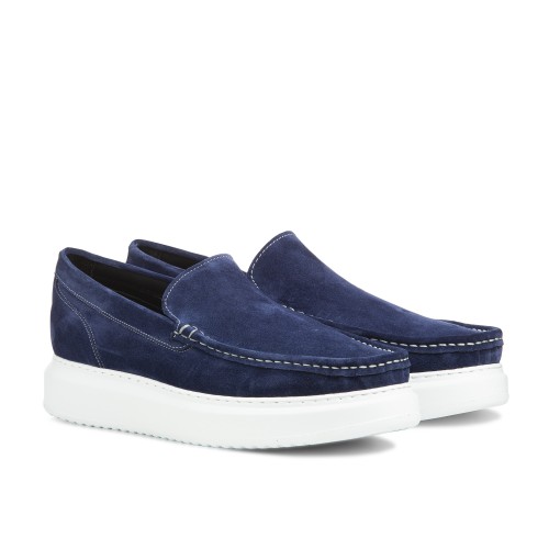 Keros - Slip-Ons rehaussants en Cuir jusqu'à 6 cm en plus