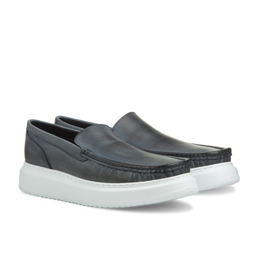 Tangeri - Slip-Ons rehaussants en Cuir jusqu'à 6 cm en plus