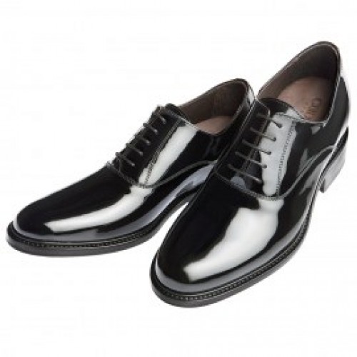 Positano - Classiques chaussures rehaussantes en Cuir Vernis de 6 cm à 8 cm en plus