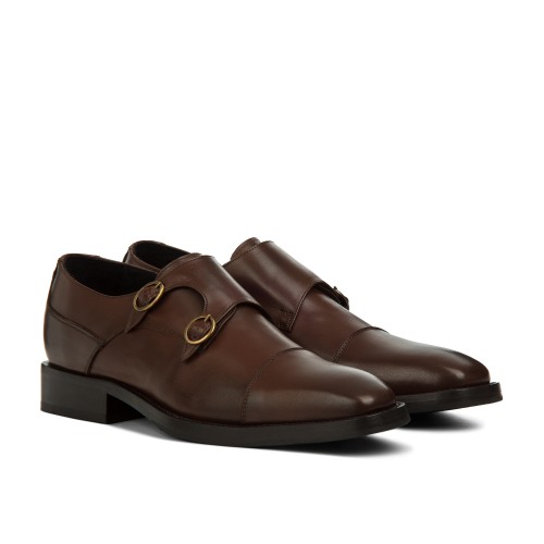 Providence - Classiques chaussures rehaussantes en Cuir Pleine Fleur de 6 cm à 8 cm en plus