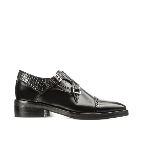 Serrat - Classiques chaussures rehaussantes en Cuir de 10 cm à 15 cm en plus