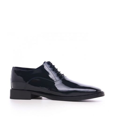 Monza - Classiques chaussures rehaussantes en Cuir Vernis de 6 cm à 8 cm en plus
