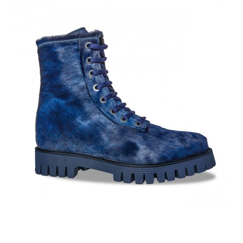 Blue Sparrow - Bottes rehaussantes en Cuir Poney de 6 cm à 10 cm en plus