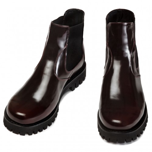 Nagoya - Bottes rehaussantes en Cuir de 6 cm à 10 cm en plus