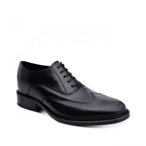 Firenze - Classiques chaussures rehaussantes en Cuir Pleine Fleur de 6 cm à 8 cm en plus