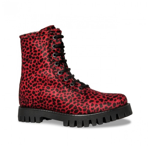 Red Panther - Bottes rehaussantes en Cuir Poney de 6 cm à 10 cm en plus