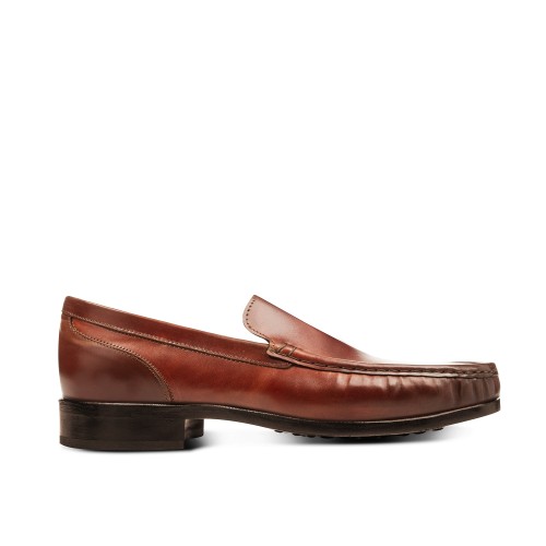 ROCCA  - Mocassins rehaussants en Cuir Shell Cordovan jusqu'à 6 cm en plus