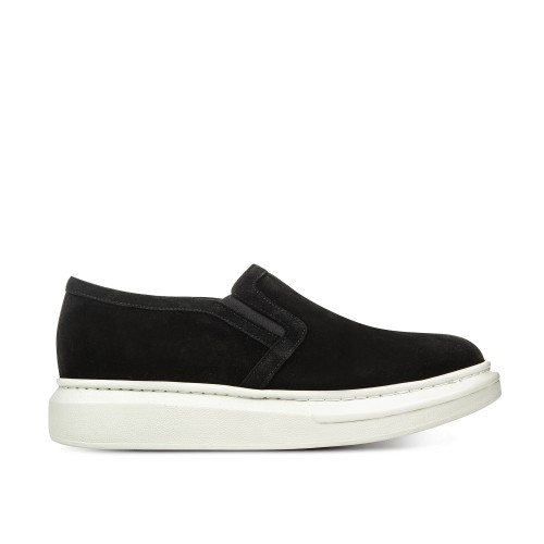 Salem - Slip-Ons rehaussants en Cuir Daim jusqu'à 6 cm en plus